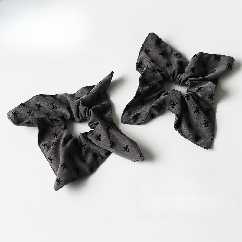 Square Scarf Bow Hair Tie, High Elasticity Durable Hair Band, 2024 New High-end Hair Loop for Tying Hair