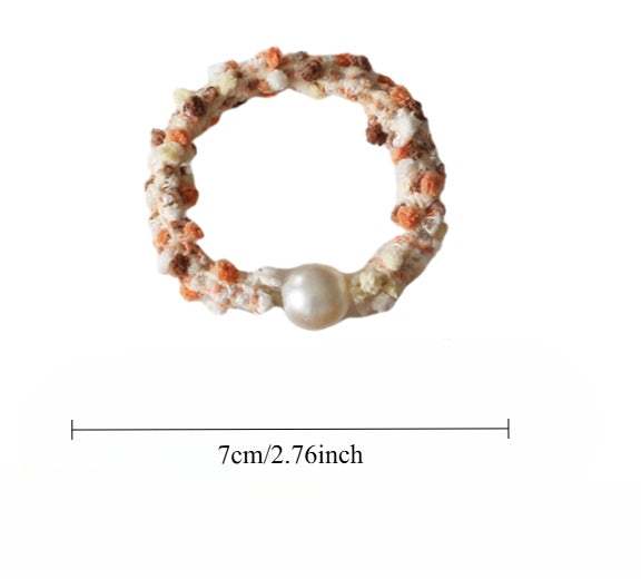 Colorful Plush Hair Tie - Women's Trendy Elegant Hair Band, 2023 New Elastic Band for Tying Hair