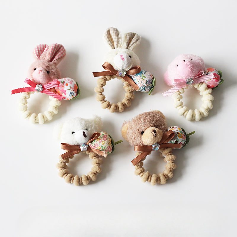 Cute Animal Hair Accessories - 2024 New Women's Hair Loops, High Elasticity Durable Elastic Bands and Hair Accessories