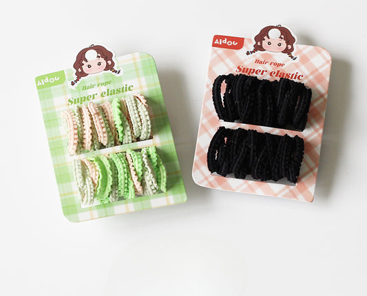 Dopamine Hair Tie Simple Headband New High-End Ponytail Band Women Elastic Hair Accessory