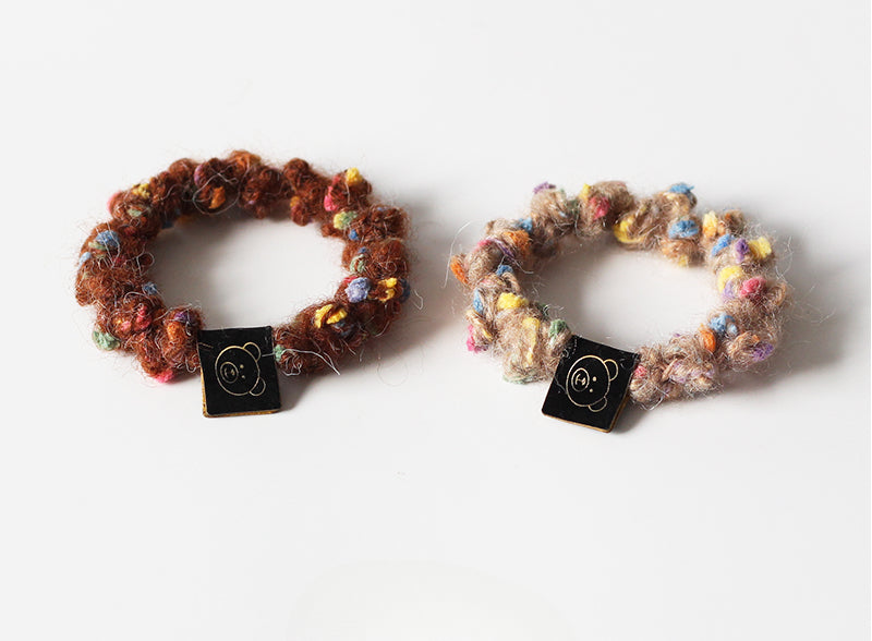 Furry Hair Ties, Trendy And Durable For Women To Tie Hair In Winter