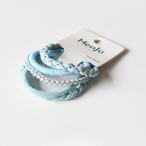 Set Of Five High-Elasticity Hair Ties, Durable And Stylish For Tying Hair