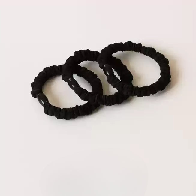 Elegant Hair Ties - Simple Elastic Bands for Women's Hair Ties and Ponytail Holders(Three-Piece Set)
