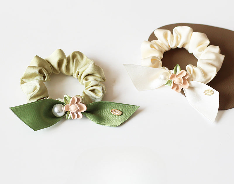 Rose Large Intestine Hair Tie - Trendy Elegant Elastic Band for Women's Hair Ties, Premium Hair Accessory