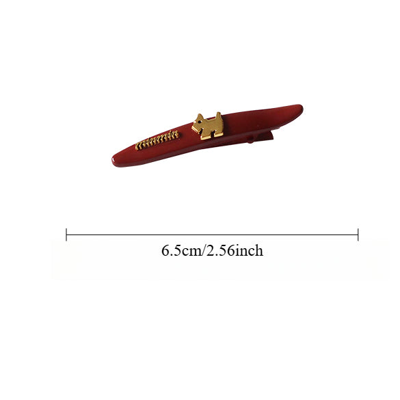 Dog Hair Clip for Women, 2024 New High-end Side Bangs Clip, Forehead Flyaway Clip
