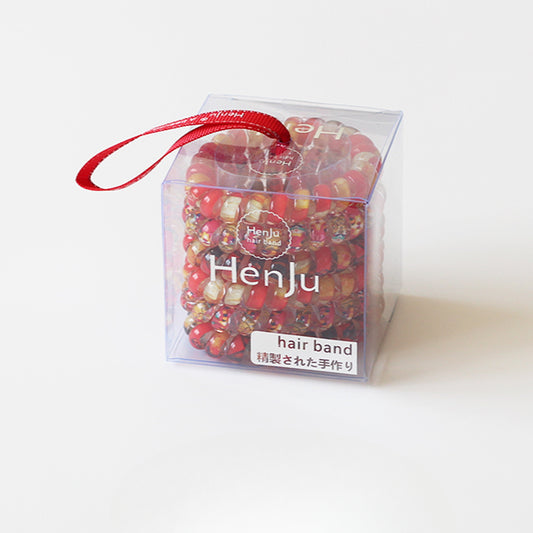 6 Pieces Boxed Coiled Hair Tie Trendy New Elastic Durable Ponytail Band