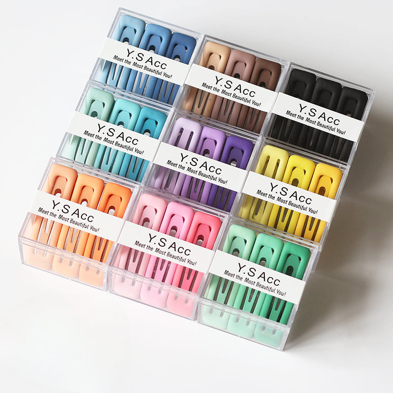Boxed Hair Clips Women Side BB Clips Trendy New Elegant Hair Accessory Bangs Clips