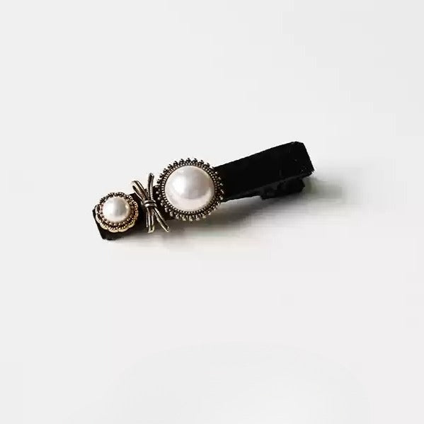 Baroque Hair Clip Side Trendy New Vintage Bangs Clip Elegant Hair Accessory