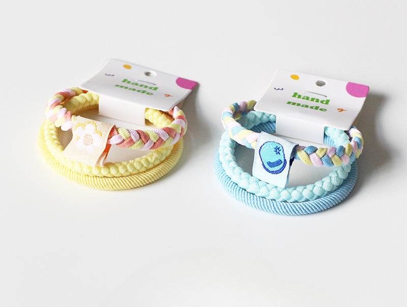 Candy-Colored Hair Ties Cute Trendy Korean Japanese Minimalist Hairbands Women