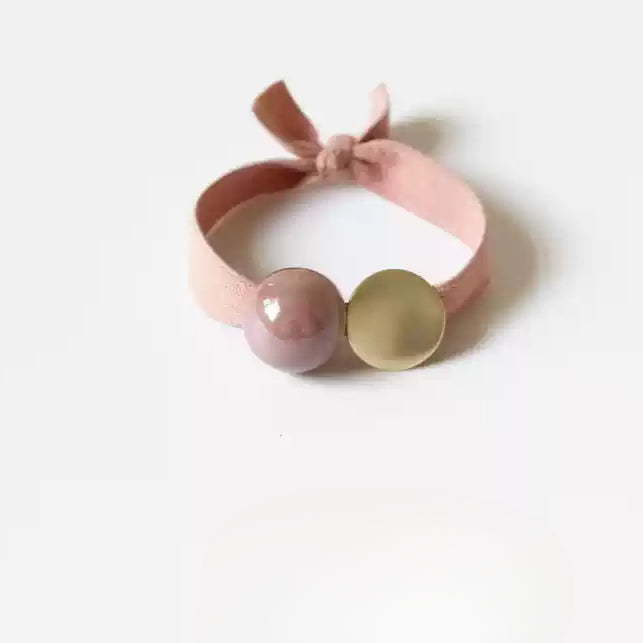 Wide Hair Tie Simple Ponytail Band Women Elegant Hair Accessory Trendy Style