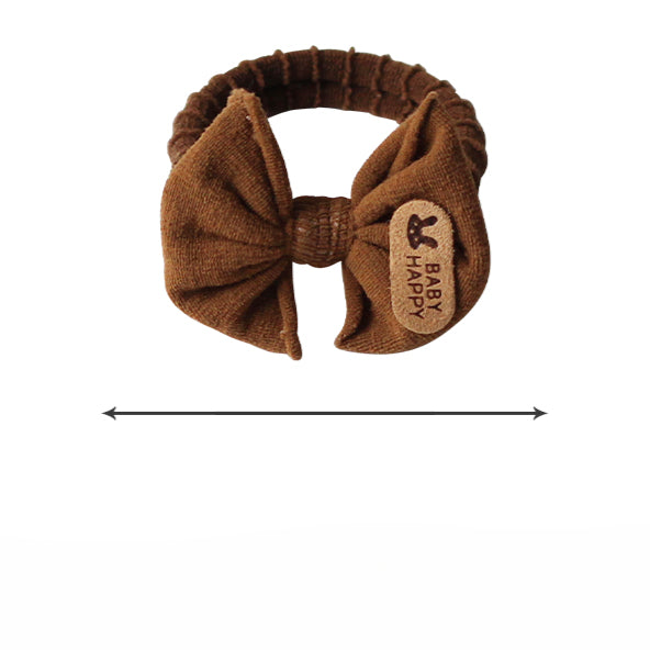 Brown Bow Hair Ties, Seamless And Stylish For Women To Tie Hair