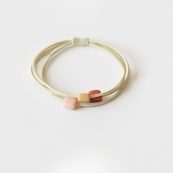 Candy Beaded Hair Tie New Cute Elegant Trendy Durable Hair Band
