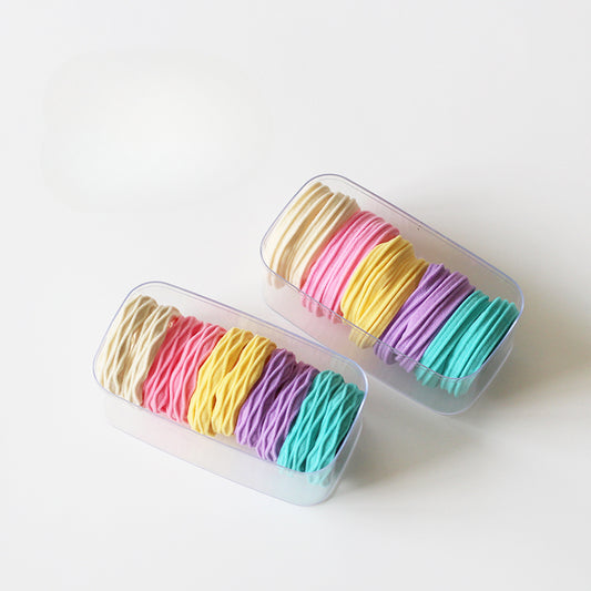 10-Pack Versatile Thick Hair Ties - High Elasticity Ponytail Bands, Non-Damaging Durable Hair Ties and Accessories