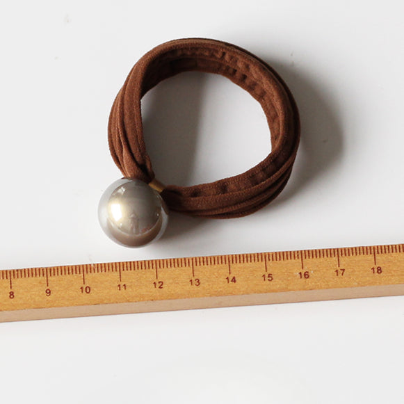 Imitation Pearl Hair Ties, High-Elasticity And Durable For Women To Tie Hair
