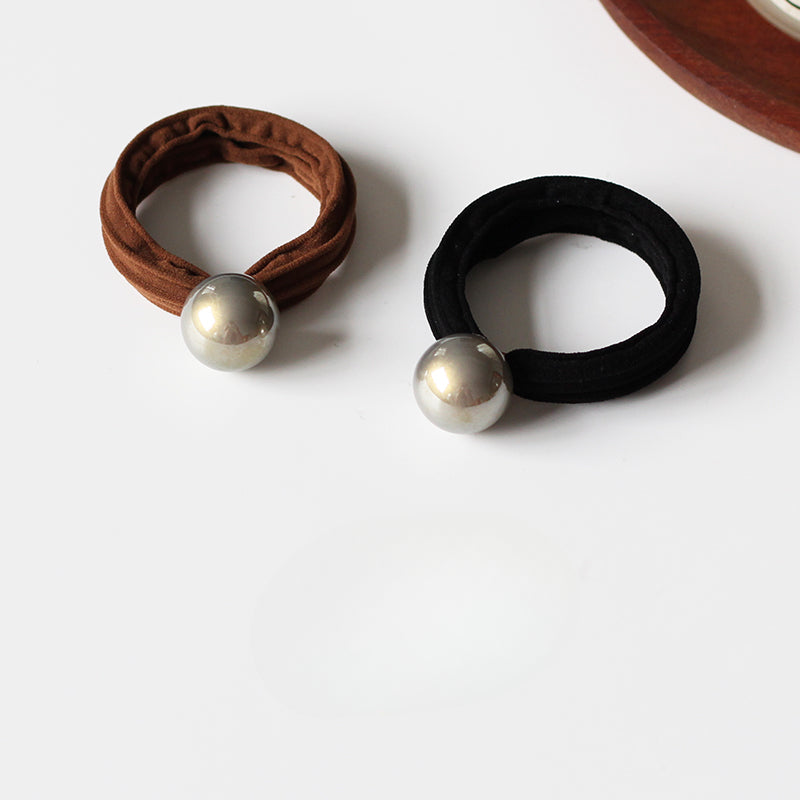 Imitation Pearl Hair Ties, High-Elasticity And Durable For Women To Tie Hair