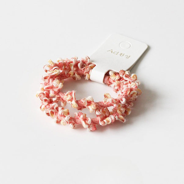 Colorful Bead Hair Tie, High Elasticity Durable Hair Band for Women, 2024 New High-end Hair Loop Accessory