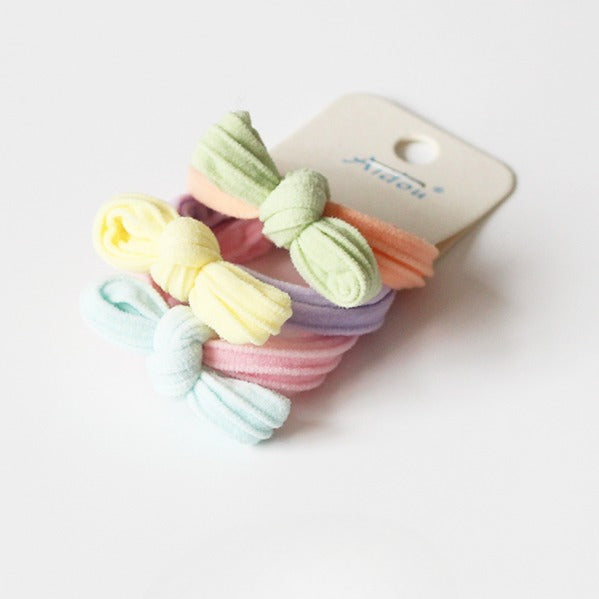 Set Of Three Seamless Hair Ties, Cute And Stylish For Tying Hair