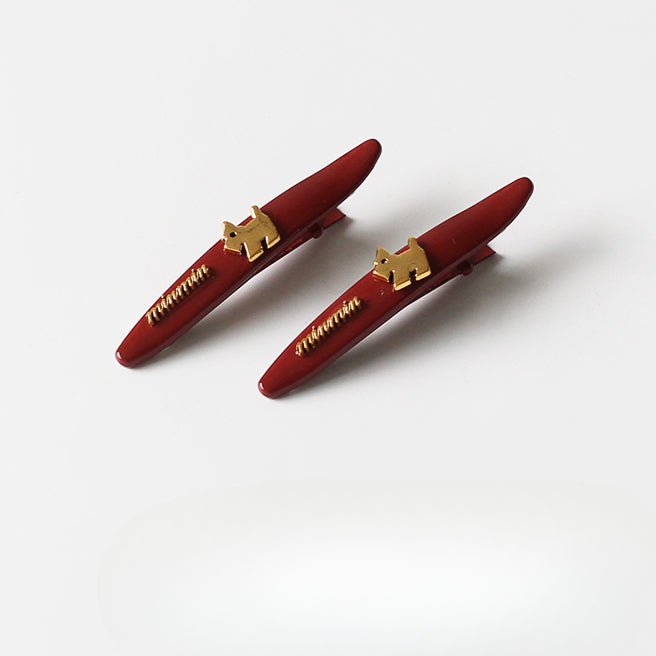 Dog Hair Clip for Women, 2024 New High-end Side Bangs Clip, Forehead Flyaway Clip