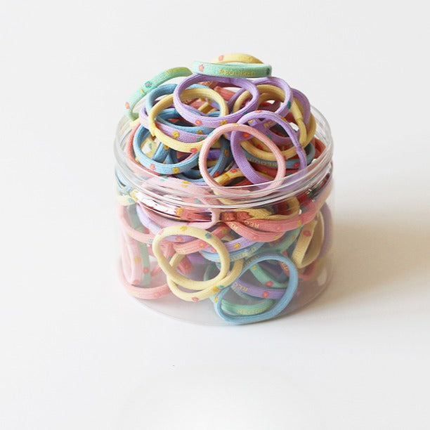 Cute Canister Hair Ties High Elasticity Durable Hairbands Stylish Hair Accessories For Women Perfect For Ponytails