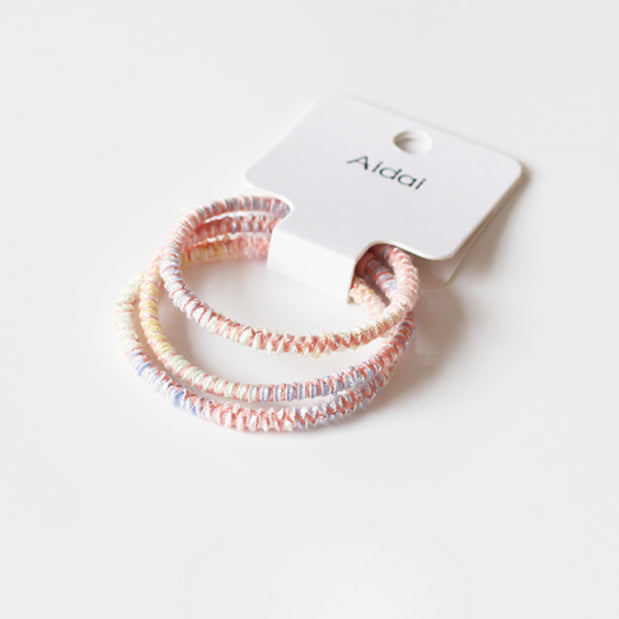Set Of Three Hair Ties, High-Elasticity And Durable For Women To Tie Hair
