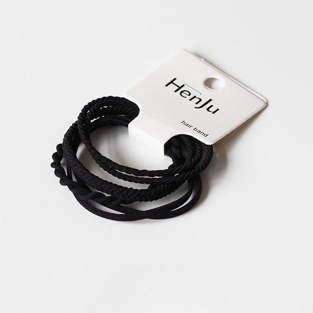 Set Of Four Hair Ties, High-Elasticity And Durable For Women To Tie Hair