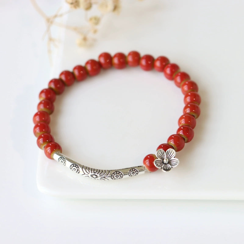 Chinese Ceramic Couple Bracelet - Student Love Tokens