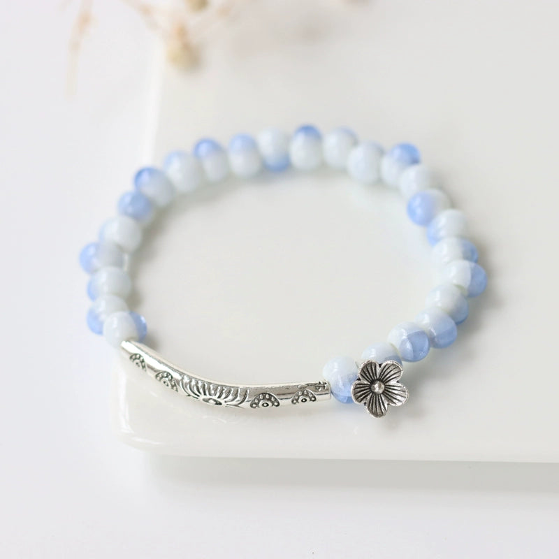 Chinese Ceramic Couple Bracelet - Student Love Tokens