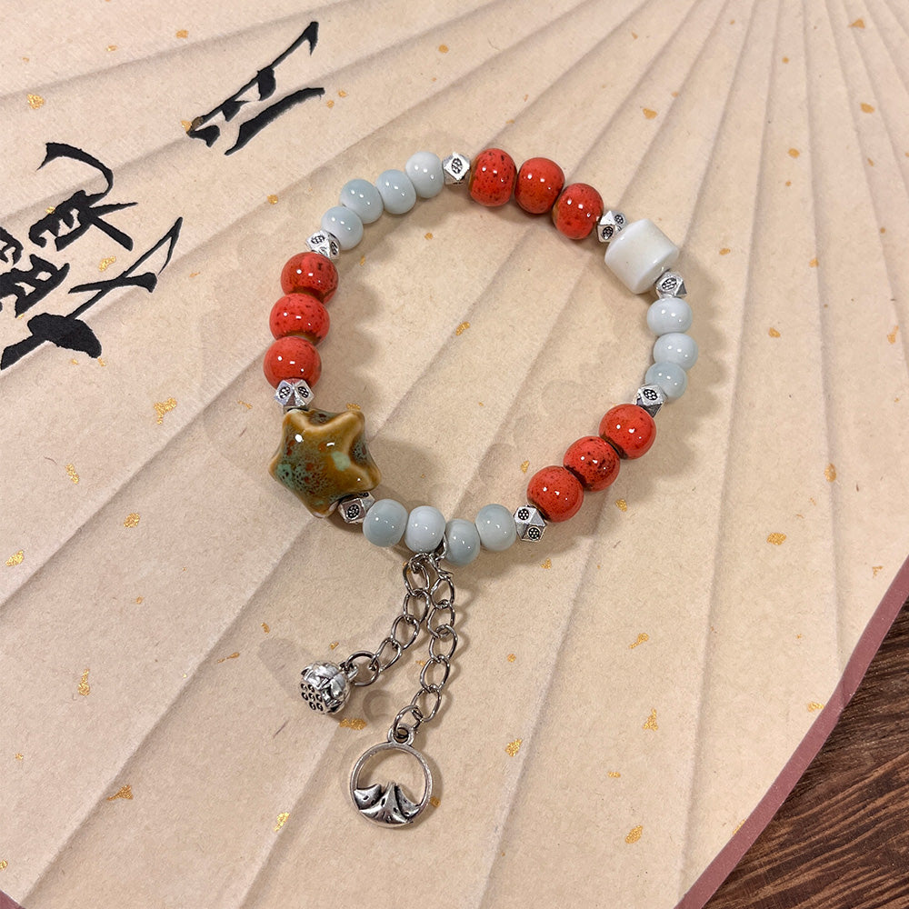 Ethnic-style Porcelain Bracelet for Women - A National Trendy Beaded Accessory, The New Summer Arrival for Besties.