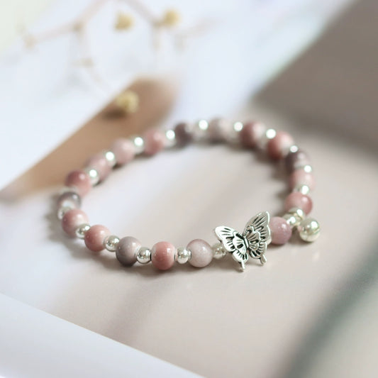 Butterfly Porcelain Bracelet - Modern Oriental Design