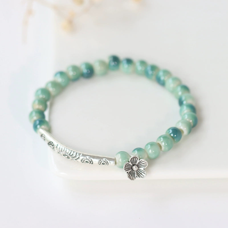 Chinese Ceramic Couple Bracelet - Student Love Tokens