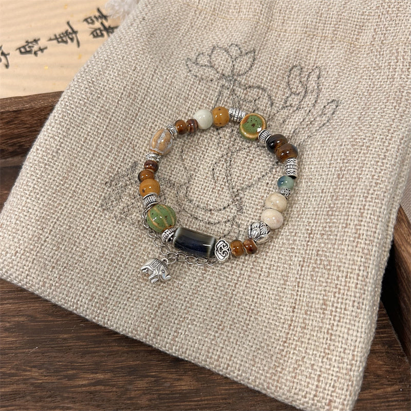 Porcelain Bracelet for Women - New Arrival of Light Luxury, Exquisite, and High-Aesthetic Accessory