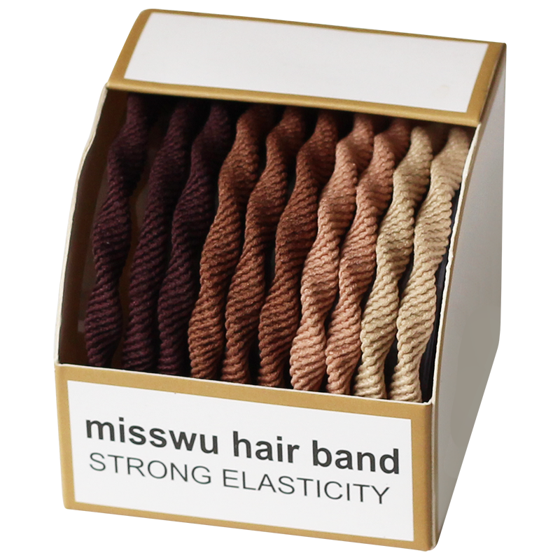 Set Of Ten Hair Ties, High-Elasticity And Durable For Women To Tie Hair