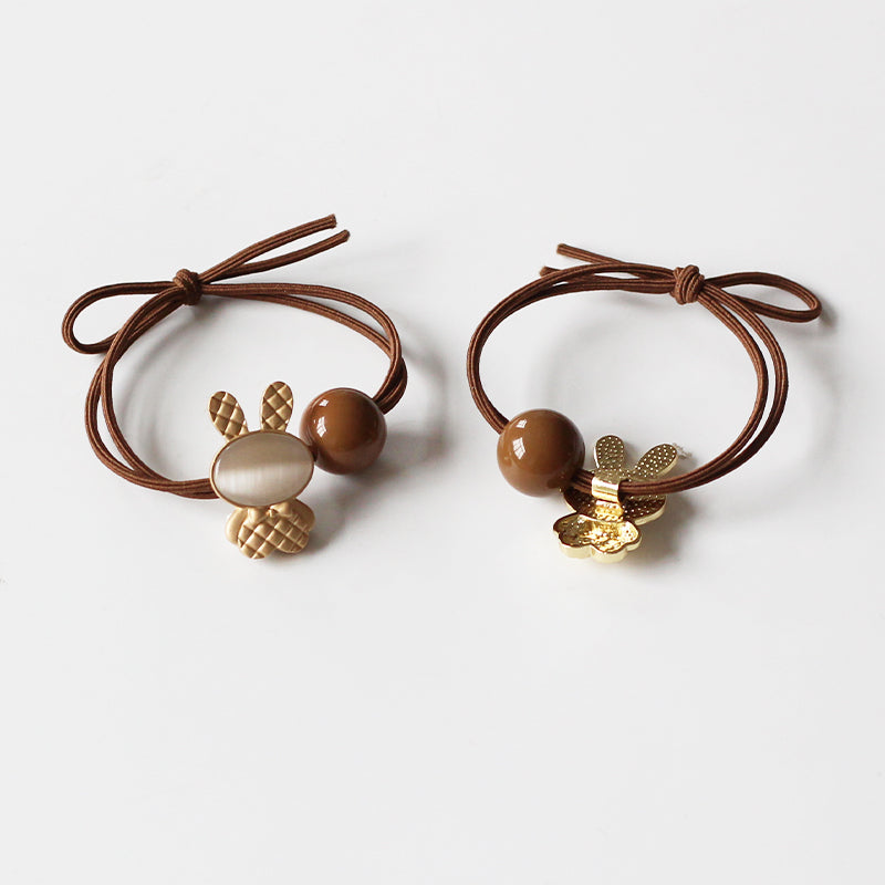 Bunny Hair Tie - Trendy Elegant Elastic Band, High Elasticity Durable Hair Tie for Women, Exquisite Japanese and Korean Inspired Hair Holder