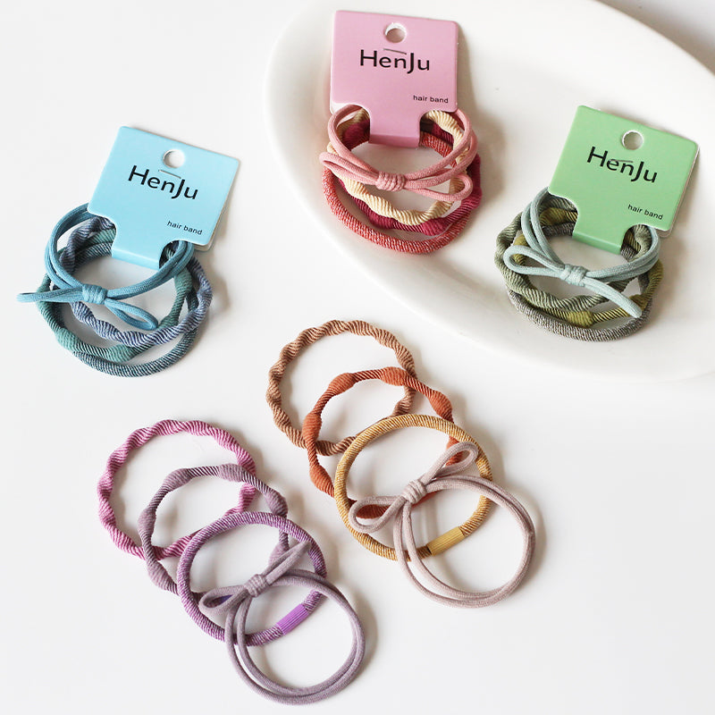 Candy-colored Hair Tie, Trendy Elastic for Hairstyles, Minimalist Cute Hair Accessory for Women