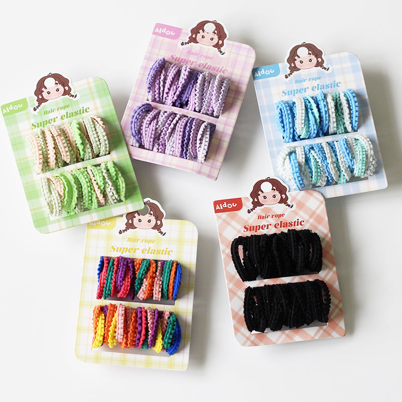 Dopamine Hair Tie Simple Headband New High-End Ponytail Band Women Elastic Hair Accessory
