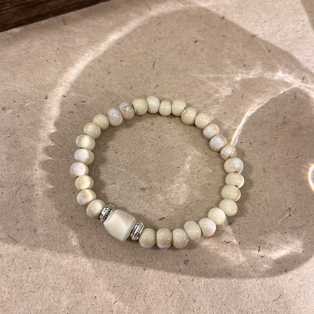 Versatile Handmade Porcelain Bracelet for Women - A Unique and Sophisticated Accessory with Ancient Chinese Style