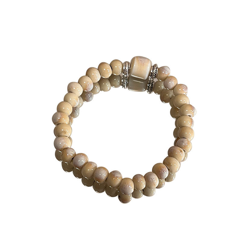 Versatile Handmade Porcelain Bracelet for Women - A Unique and Sophisticated Accessory with Ancient Chinese Style
