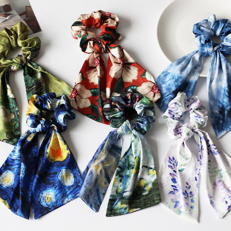 Bohemian Style Hair Ties - Premium Hair Bands, 2024 New Hair Ties for Women's Bun Accessories