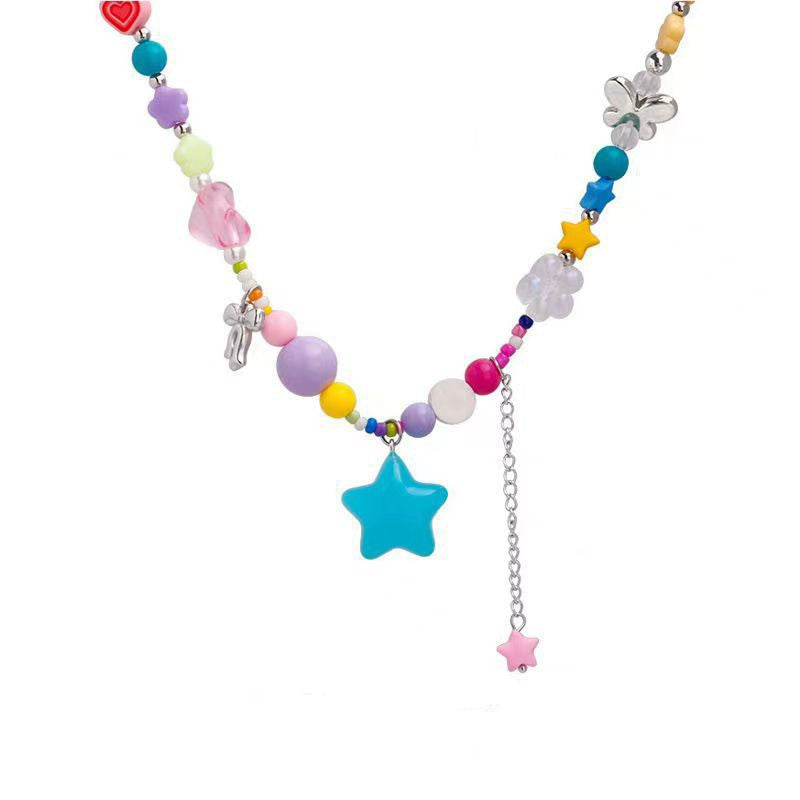 Multicolored Bead Star Bracelet - New Arrival of a Unique, Light Luxury, and Versatile Accessory.