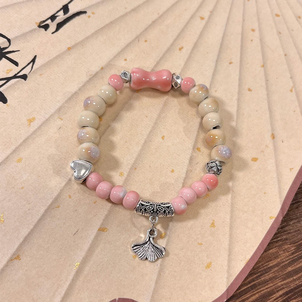 Versatile Handmade Porcelain Bracelet for Women - A Unique and Sophisticated Accessory with Ancient Chinese Style