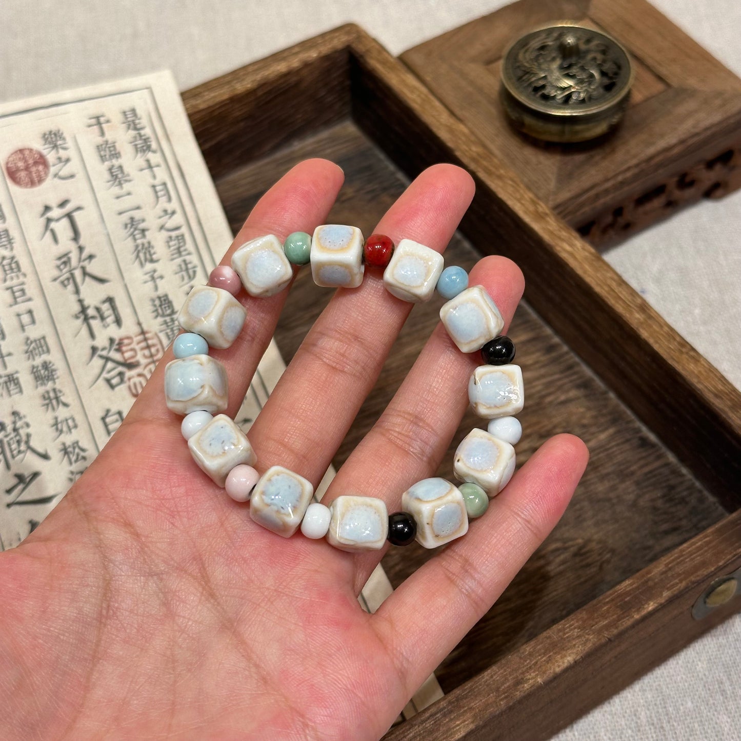 Porcelain Bracelet - A Unique Retro New Chinese-style Beaded Accessory, The New Arrival of Bohemian Handmade Bracelet.