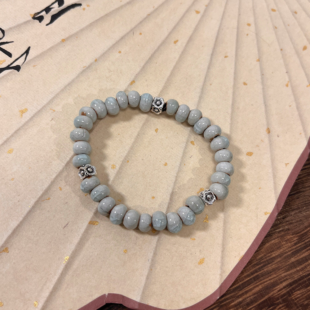 Elegance Porcelain Bead Bracelet for Women - New Hit for Girls and Couples.