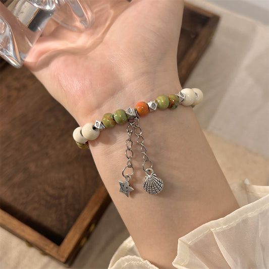 Ethnic-style Porcelain Bracelet for Women - New Hit of National Trendy Accessory, Perfect for Besties and Versatile Wear.