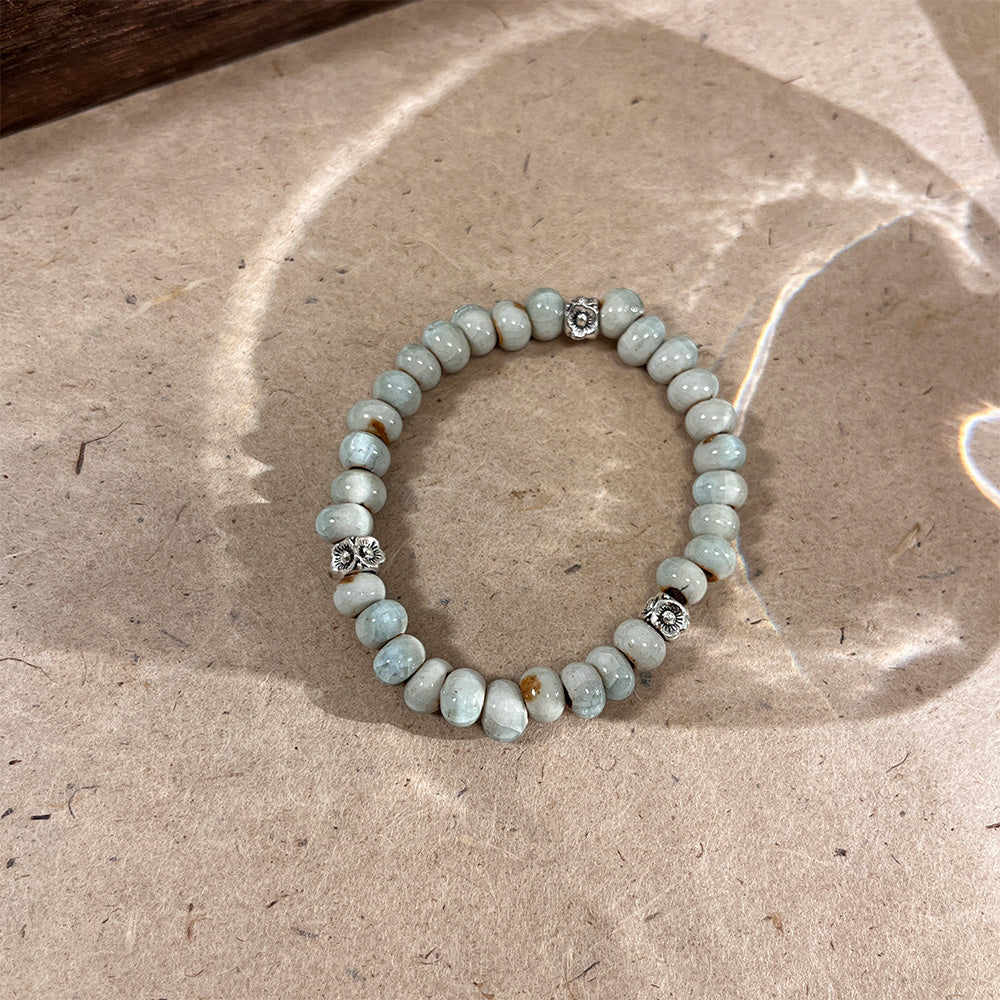 Elegance Porcelain Bead Bracelet for Women - New Hit for Girls and Couples.