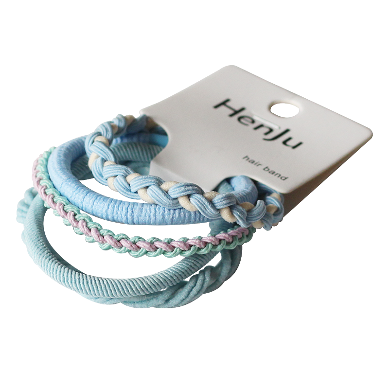 Set Of Five High-Elasticity Hair Ties, Durable And Stylish For Tying Hair