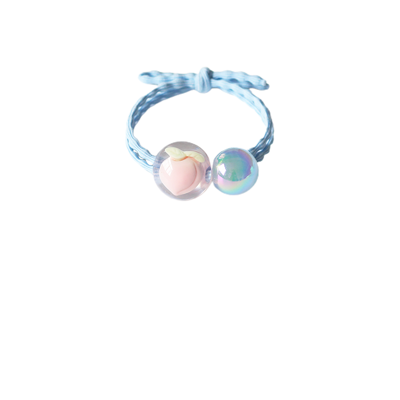 Crystal Fruit Hair Tie, 2024 New High-end Stylish Hair Accessory, Cute Elastic for Women's Hairstyles