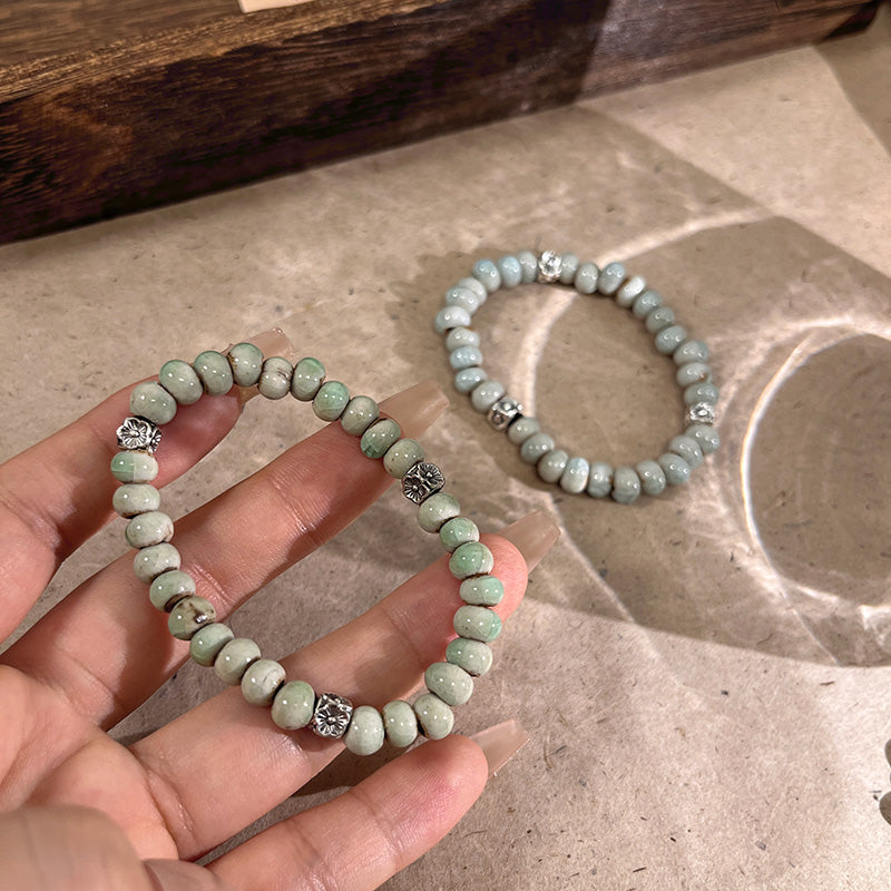 Elegance Porcelain Bead Bracelet for Women - New Hit for Girls and Couples.