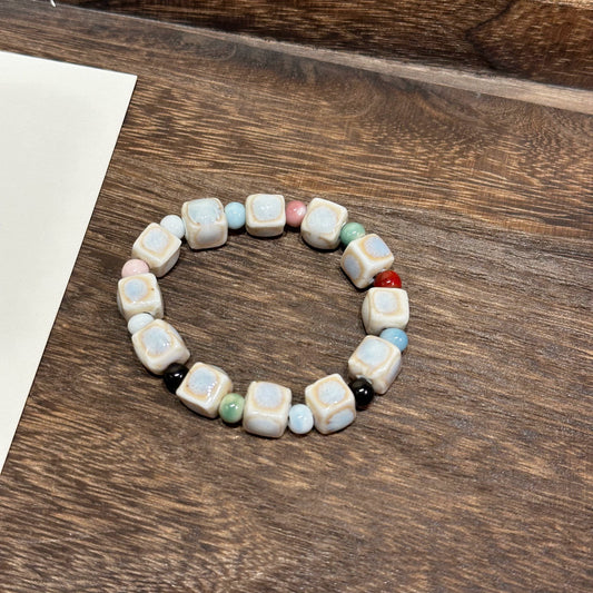 Porcelain Bracelet - A Unique Retro New Chinese-style Beaded Accessory, The New Arrival of Bohemian Handmade Bracelet.