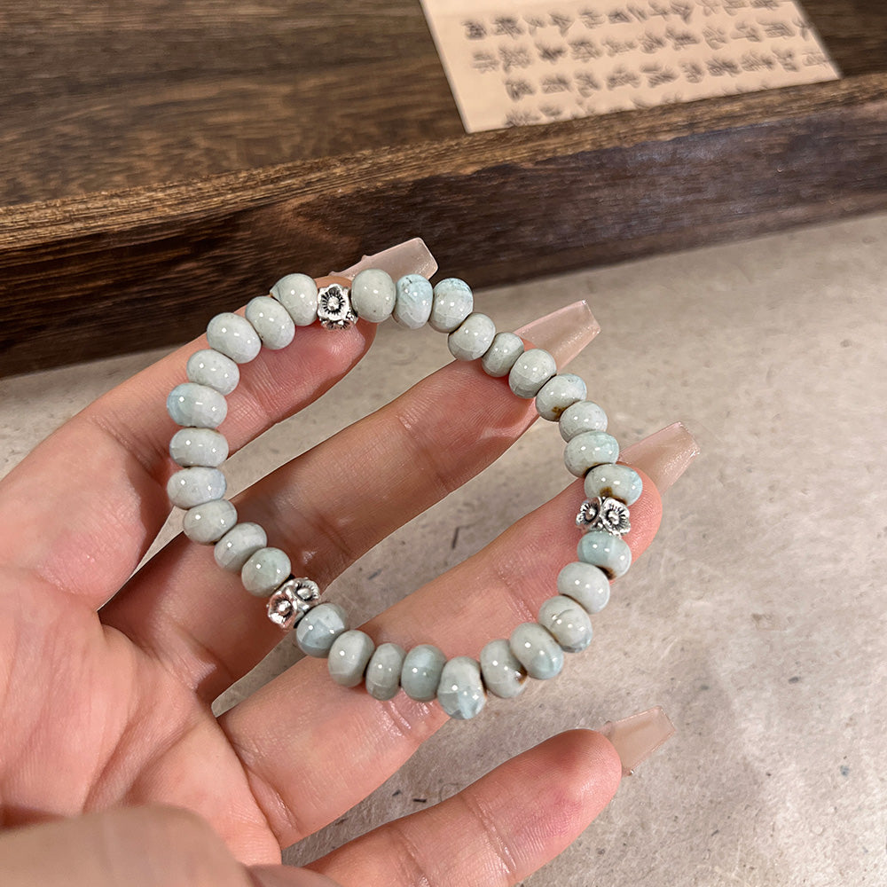 Elegance Porcelain Bead Bracelet for Women - New Hit for Girls and Couples.
