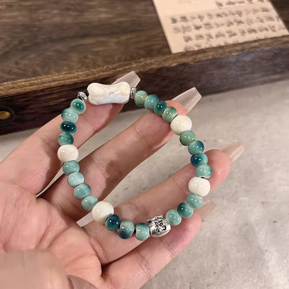 Porcelain Bracelet - A New Chinese-style National Trendy Accessory for Women